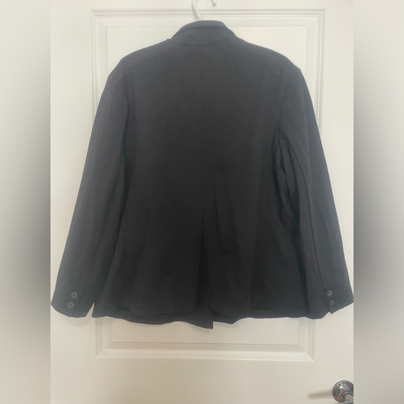 2/$25 🎉 OLD NAVY Black boxy one button blazer (XXL) - Picture 2 of 10